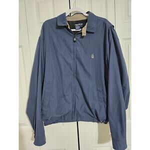 Nautica xl men's lined bomber style zip up jacket